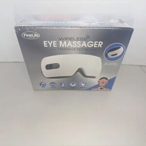 FineLife Wireless Eye Massager | Heated Vibration Eye Mask | Portable Device